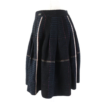 CHANEL skirt 07C P29984 cotton Black multicolor 36