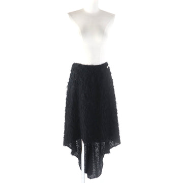 CHANEL skirt 22A P73158 wool black 36