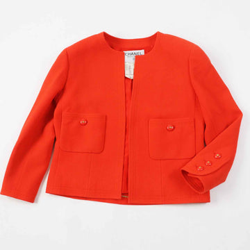 CHANEL setup wool vermilion