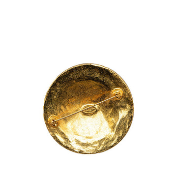 Chanel CC Medallion  Metal Brooch in Excellent condition