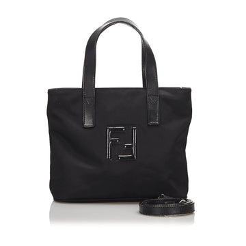 Fendi Black Nylon Fabric Makersluxe Italy