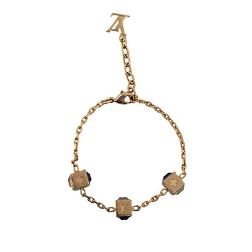 Gold Louis Vuitton Gamble Crystal Bracelet
