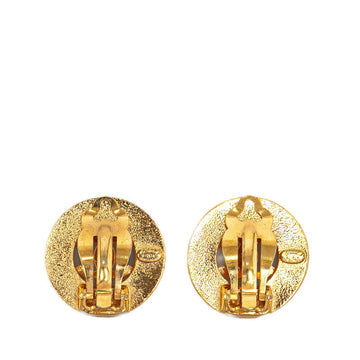 Chanel CC Clip On Earrings  Metal Earrings in Good condition