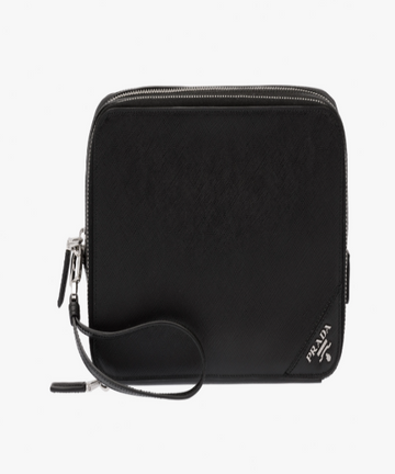 Prada Saffiano Leather Men’s Bag Black
