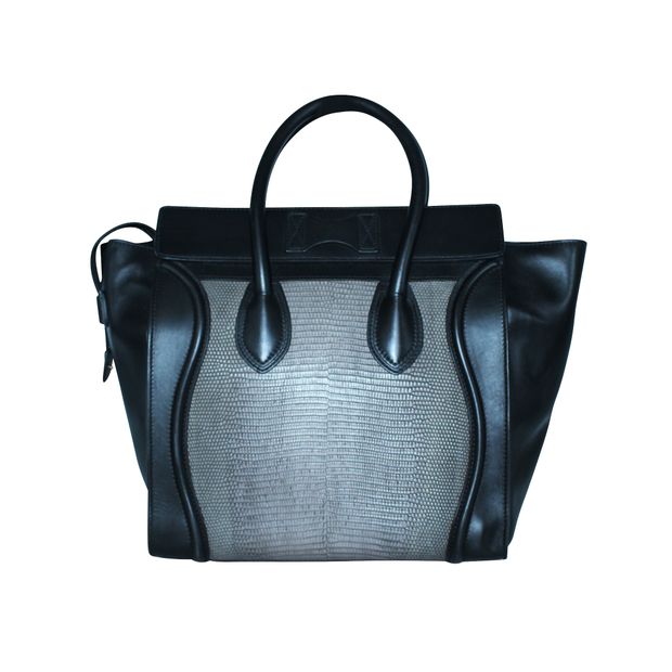 Celine Medium Python Phantom Luggage Tote