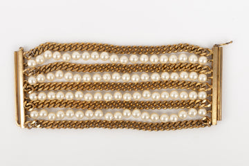 Bracelet de perles nacrées Chanel