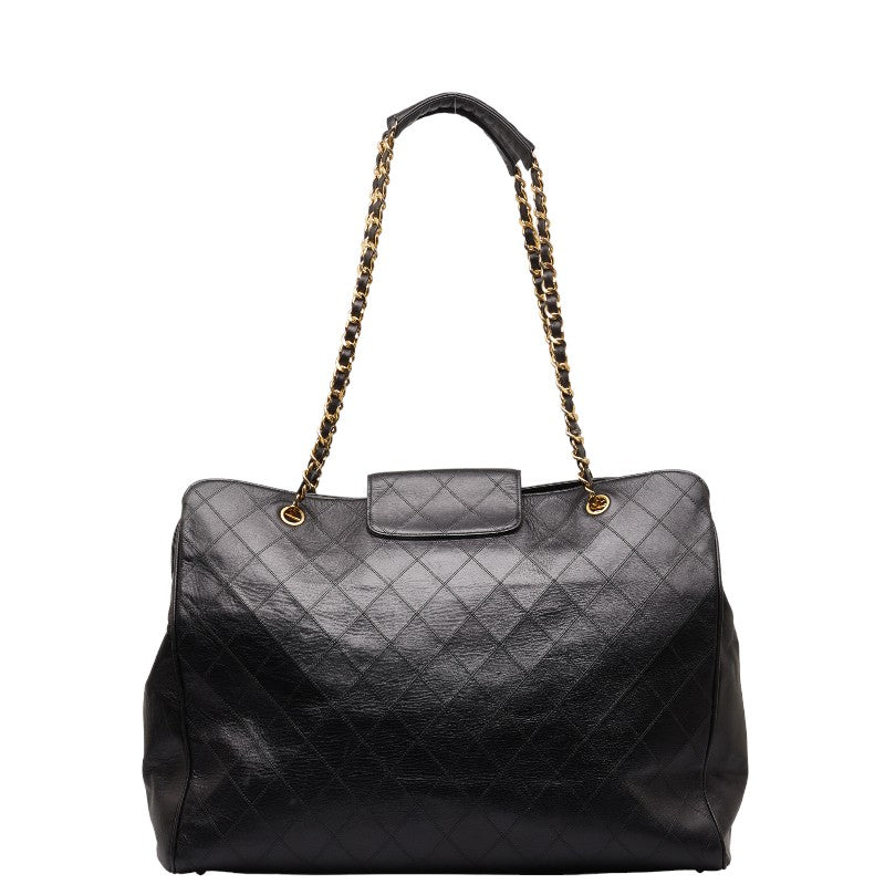 Chanel Quilted CC Supermodel Tote Leather Tote Bag in Good condition