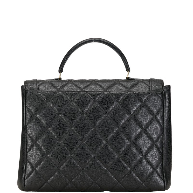 Chanel CC Diana Top Handle Bag  Leather Handbag in Good condition