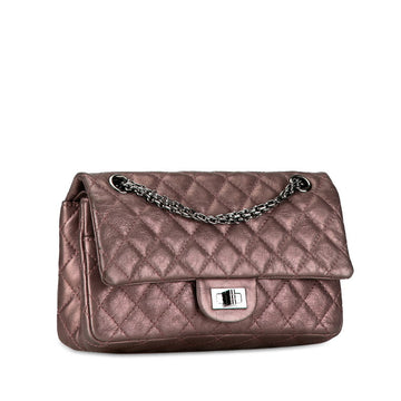 Chanel Reissue Double Flap Bag  Leather Shoulder Bag in Good condition
