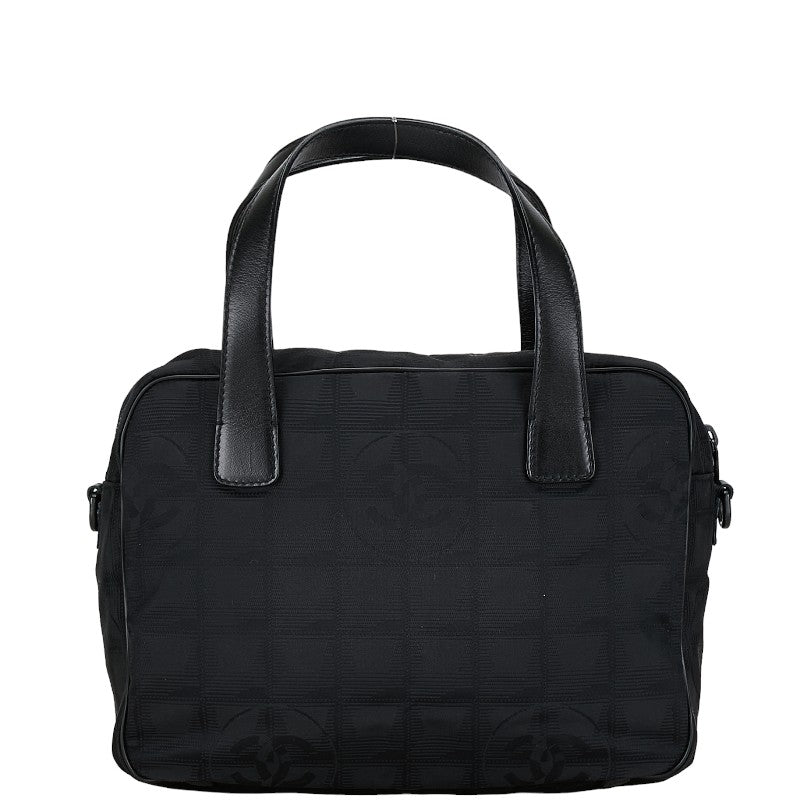 Chanel New Travel Line Handbag Canvas Handbag in Good condition