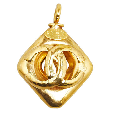 Chanel CC Diamond Pendant  Metal Necklace in Good condition
