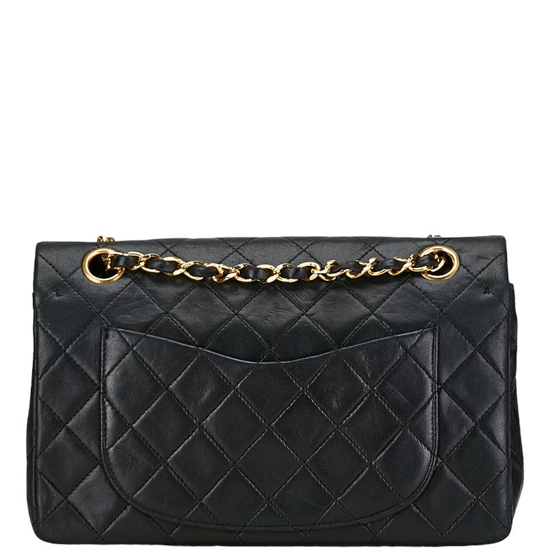 Chanel Medium Classic Double Flap Bag Leather Shoulder Bag in Good condition