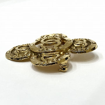 Chanel CC Flower Frame Brooch Metal Brooch in Good condition