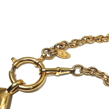 Chanel Diamond Frame CC Pendant Necklace Metal Necklace in Good condition