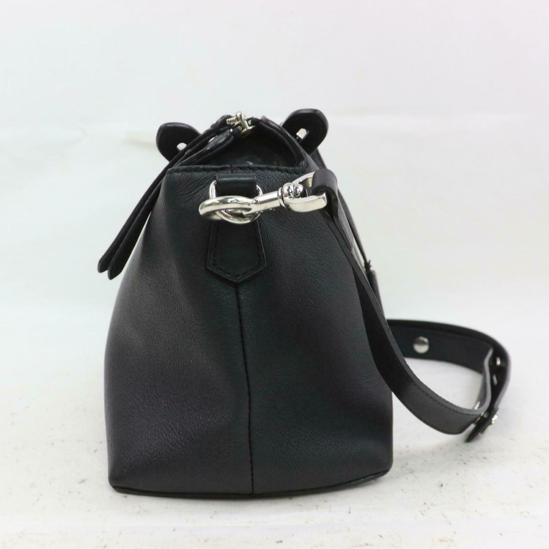 Fendi Shoulder Bag By The Way Black Leather (SHC1-15974)