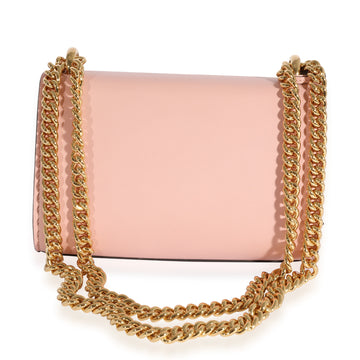 GUCCI Crystal Star Pink Calfskin Small Padlock Bag