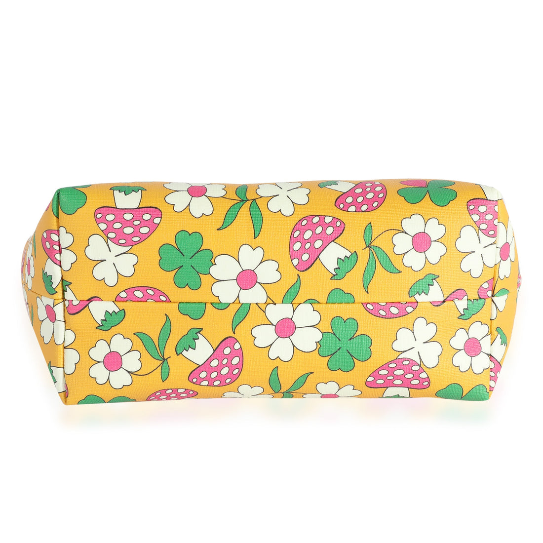 GUCCI Multicolor Mushroom Print Canvas Kid's Tote