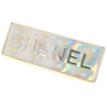 CHANEL Valletta A08682Y02019 ƒ?ƒ^ƒ‹?Aƒvƒ‰ƒXƒ`ƒbƒN Silver Women Used