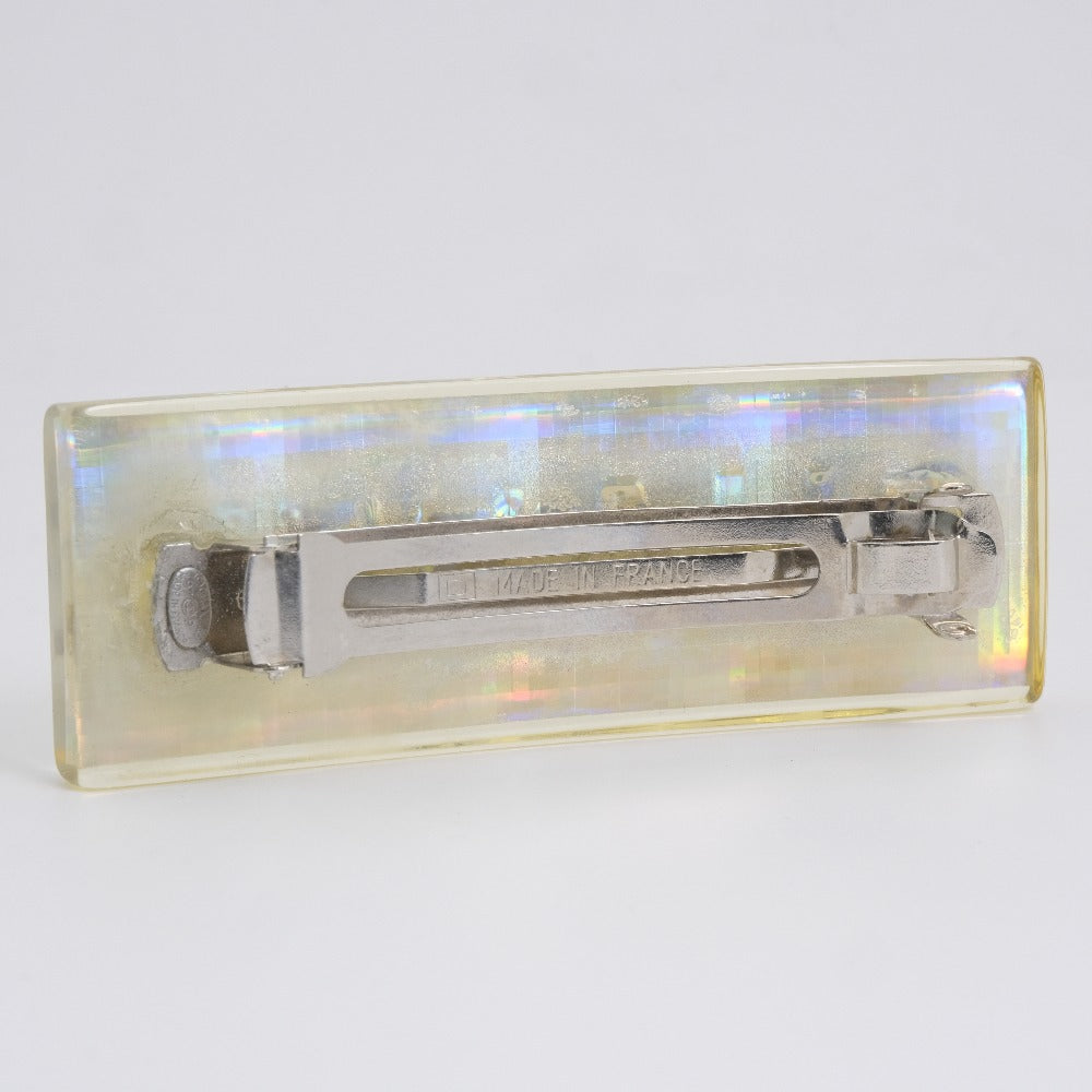 CHANEL Valletta A08682Y02019 ƒ?ƒ^ƒ‹?Aƒvƒ‰ƒXƒ`ƒbƒN Silver Women Used