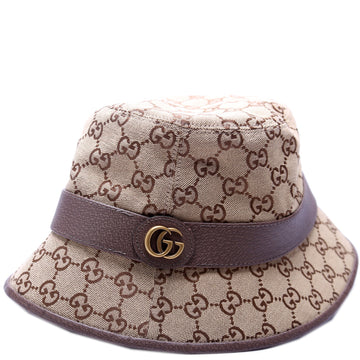 Marmont Gucci Canvas Bucket Hat Size Medium