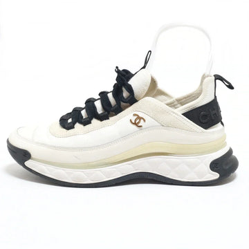 Chanel White Trail Sneakers, 39