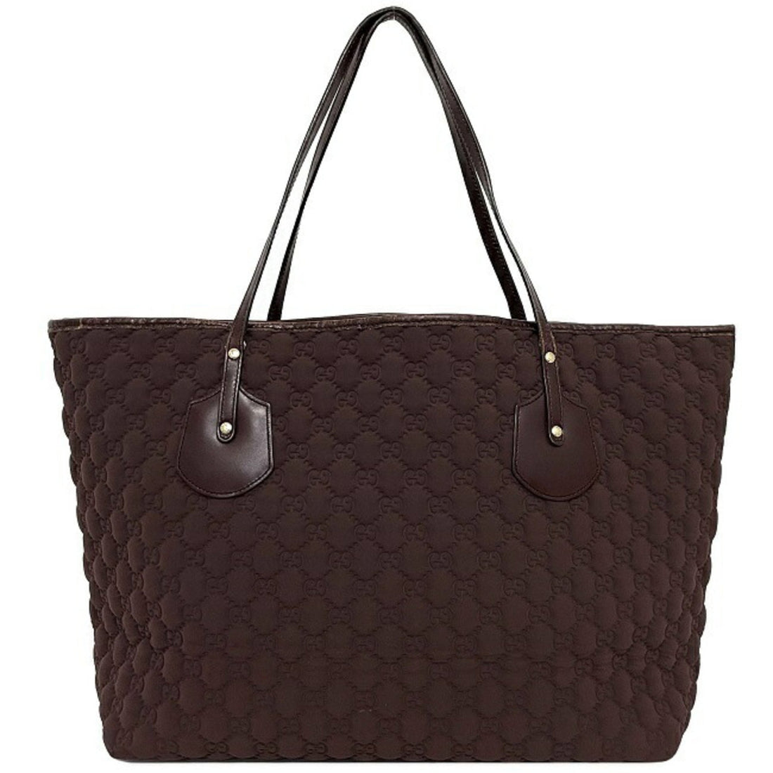 Gucci Tote Bag Jolly Large Wine Red GG Neopren 211975 502752 Nylon Canvas GUCCI Ladies Handbag