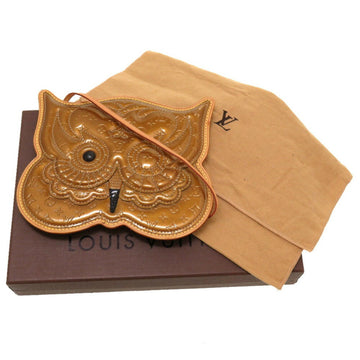 LOUIS VUITTON Monogram Vernis Comte Defe Pochette Owl Bronze M92268 Shoulder Bag