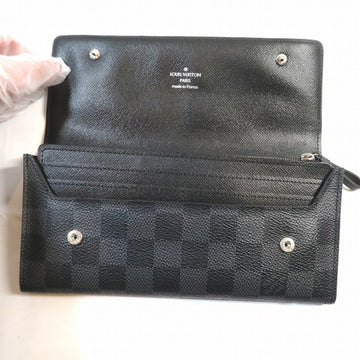 LOUIS VUITTON Damier Portefeuille Long Modular N63084 Graphite Wallet Men's