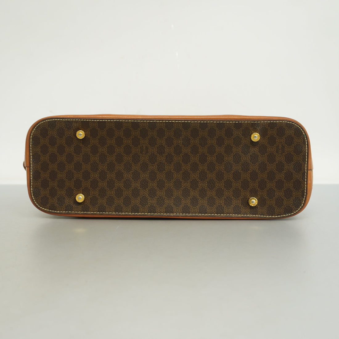 Celine  Macadam Handbag Women's PVC,Leather Brown