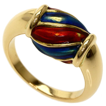 Gucci Enamel Ring K18 Yellow Gold Ladies Gucci
