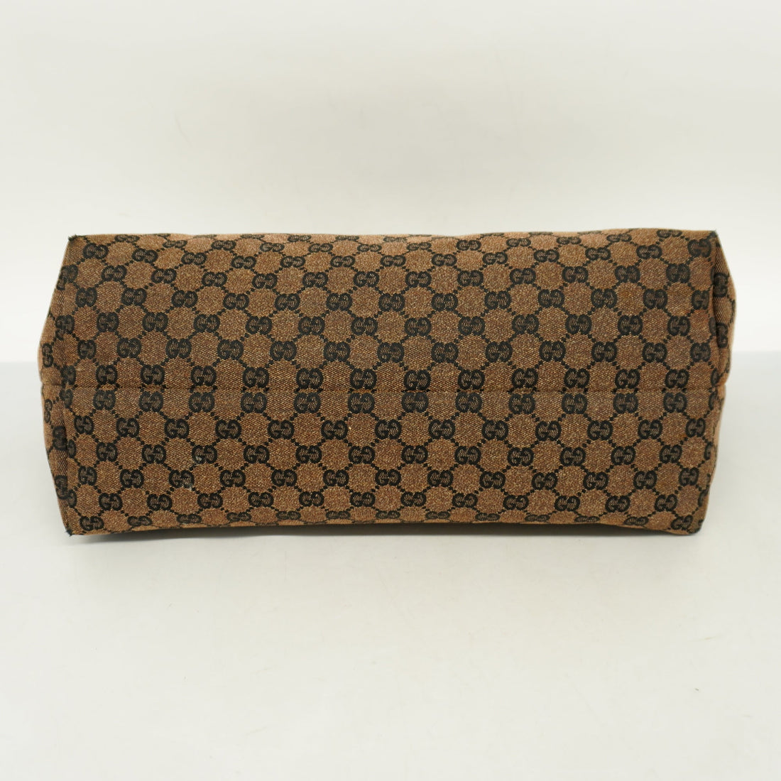 GUCCIAuth  GG Canvas 130736 Women's GG Canvas Tote Bag Brown