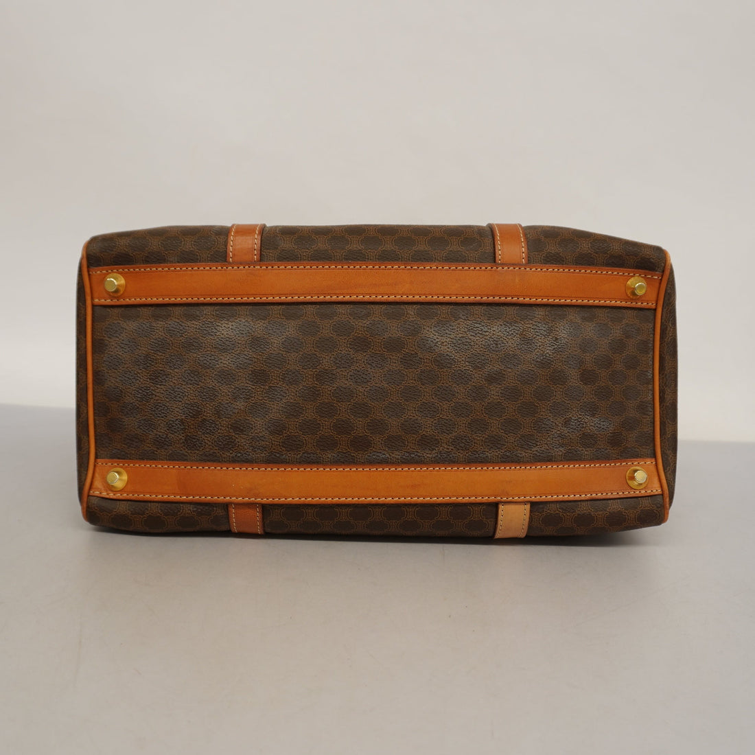 Celine  Macadam Handbag Women's PVC,Leather Handbag Brown