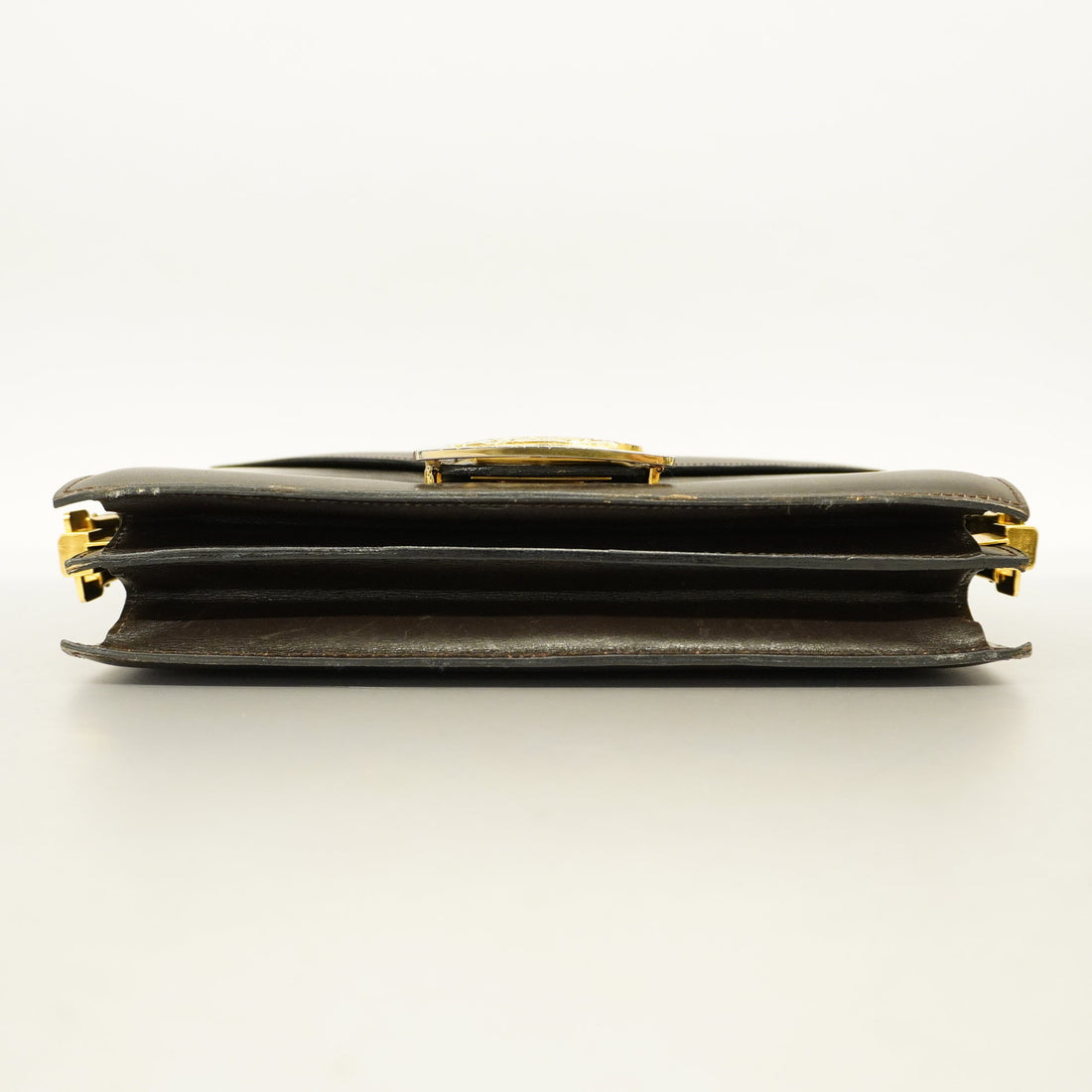 Celine  Shoulder Bag Carriage Metal Fittings Women's Leather Shoulder Bag