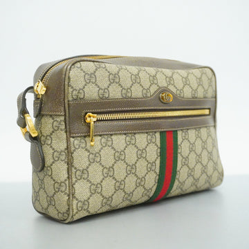 GUCCIAuth  Sherry Line Shoulder Bag 517080 GG Supreme,Leather Beige,Brown