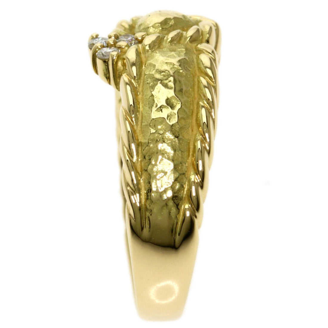 Celine Diamond Ring / K18 Yellow Gold Ladies Celine
