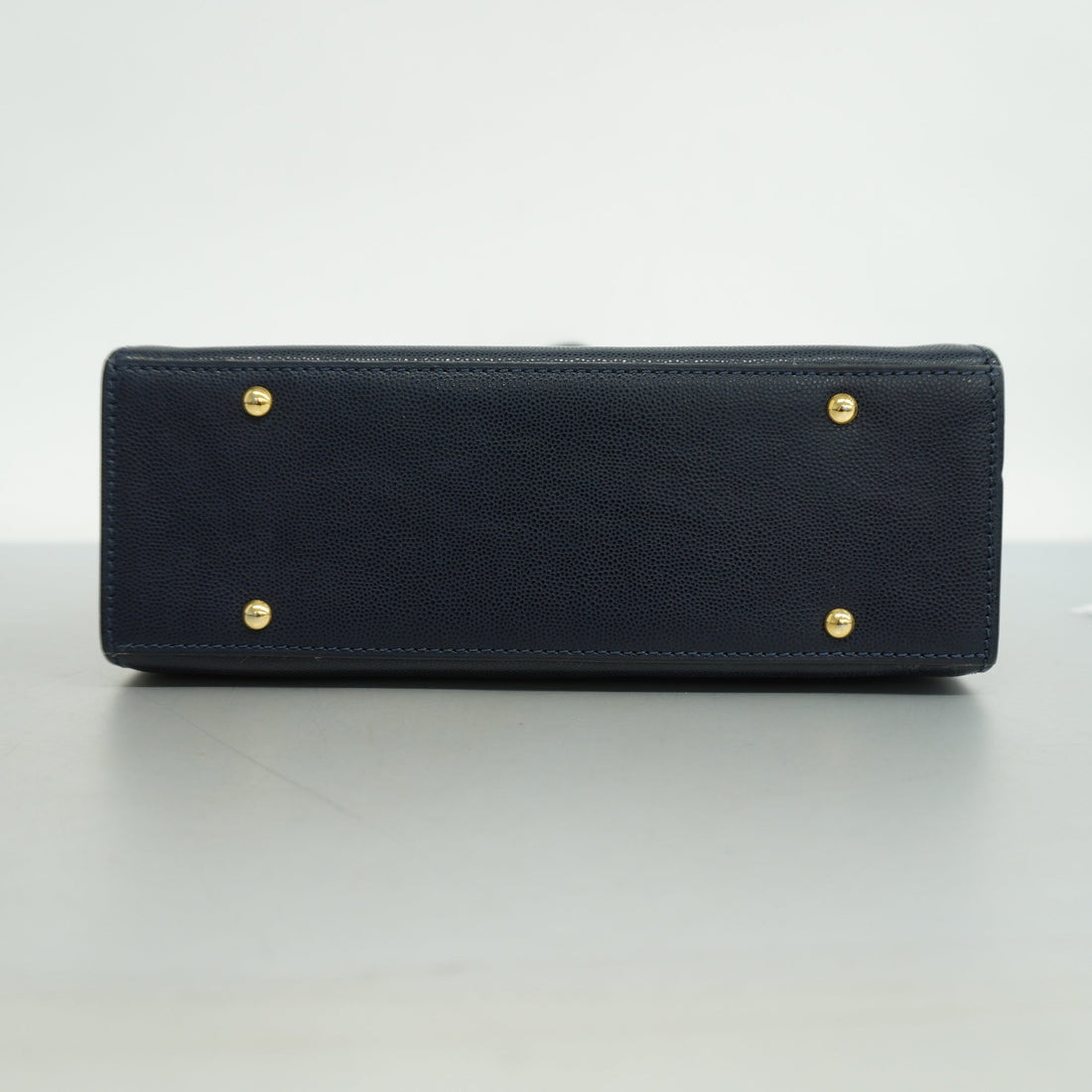 Celine  2way Bag Women's Leather Navy