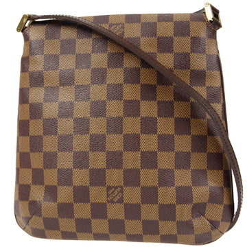 LOUIS VUITTON? MUSETTE SALSA LONG CROSSBODY BAG DAMIER N51300 48579