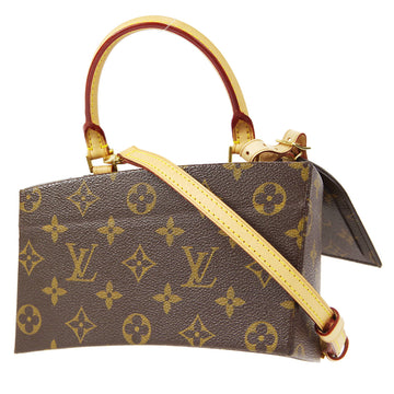 LOUIS VUITTON? TWISTED BOX 2WAY SHOULDER HANDBAG MONOGRAM M40275 58090