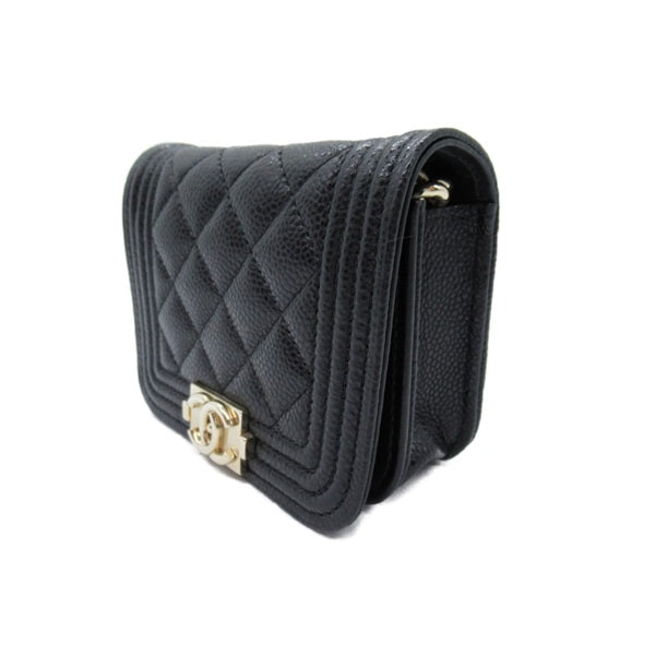 Chanel CC Caviar Boy Belt Bag  Leather Crossbody Bag in Excellent condition