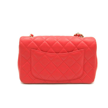 Chanel CC Mini Classic Square Single Flap Leather Crossbody Bag A69900 in Good condition