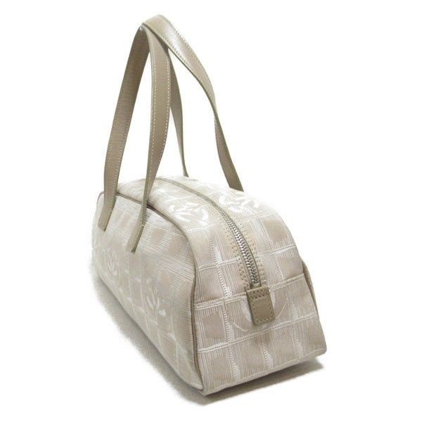 Chanel New Travel Line Handbag Canvas Handbag in Good condition
