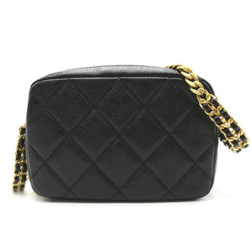 Chanel CC Caviar Melody Camera Bag Leather Crossbody Bag in Excellent condition