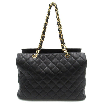 Chanel CC Caviar Shopping Tote Leather Tote Bag in Excellent condition