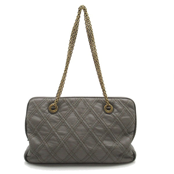 Chanel Quilted Leather Triptych Tote Leather Tote Bag in Good condition