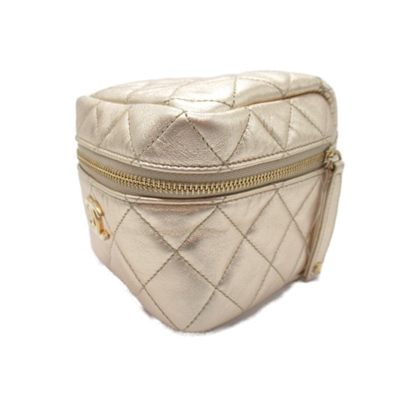 Chanel VAnity Pouch with Chain Leather Vanity Bag AP2803 in Good condition