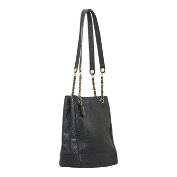 Chanel Triple CC Caviar Tote Bag Leather Tote Bag in Good condition