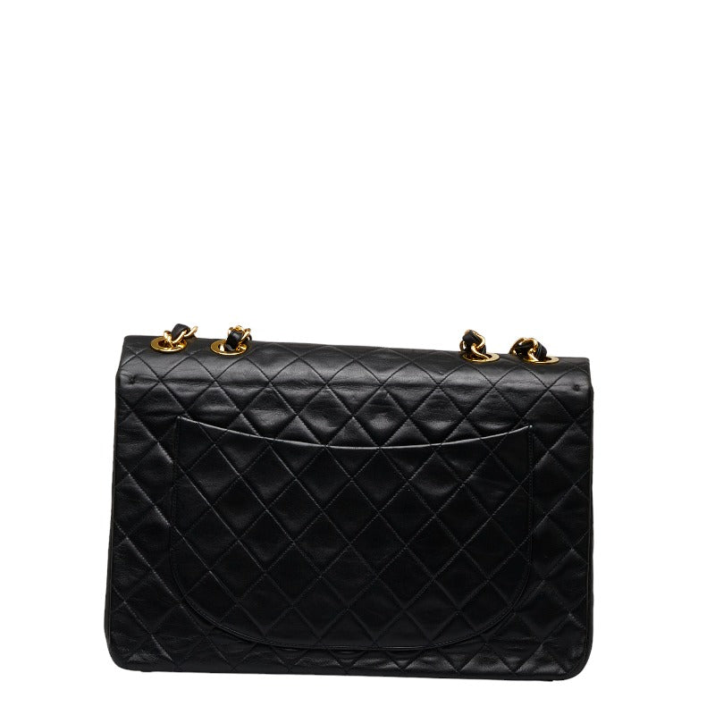 Chanel Maxi Classic Single Flap Bag Leather Shoulder Bag in Good condition