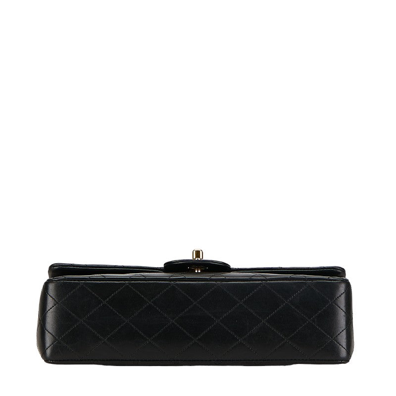 Chanel Medium Classic Double Flap Bag Leather Shoulder Bag in Good condition
