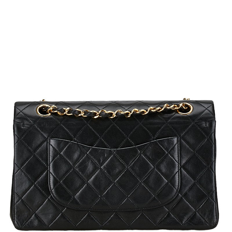 Chanel Medium Classic Double Flap Bag Leather Shoulder Bag in Good condition