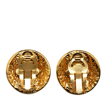 Chanel CC Clip On Earrings Metal Earrings in Excellent condition